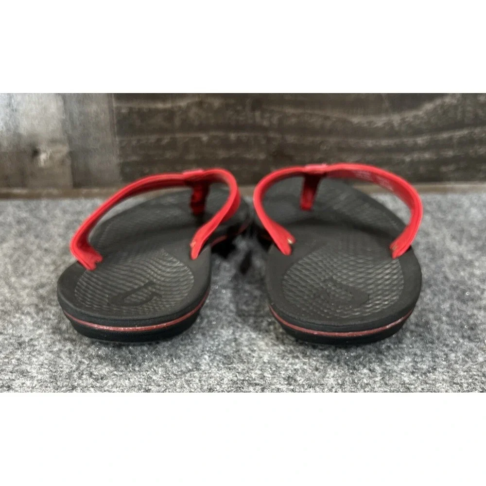 Olukai kia Wahine' Flip Flops Womens Sandals US 9 EUR 39 Red